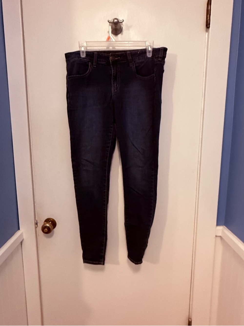 SO Women's Dark Blue Low Rise Ultimate Jeggings Size 11 Juniors